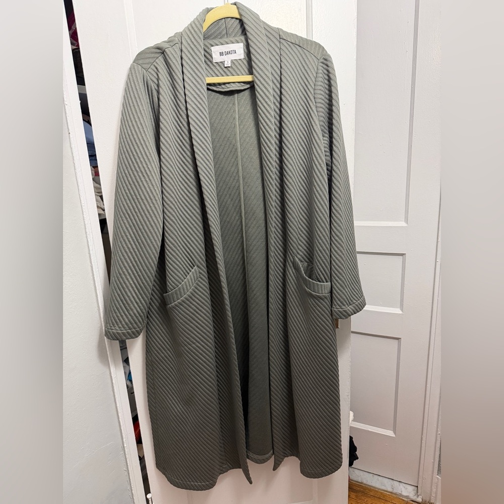 Forest Green Sweater Coat